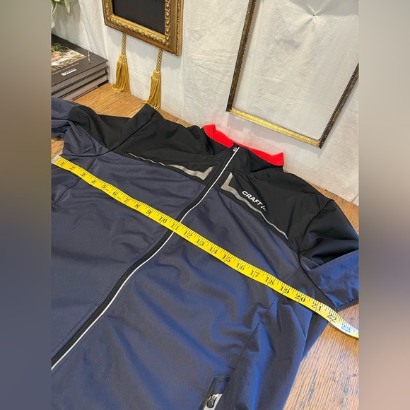 CRAFT Black and red Full-Zip Jacket XL - Picture 6 of 9
